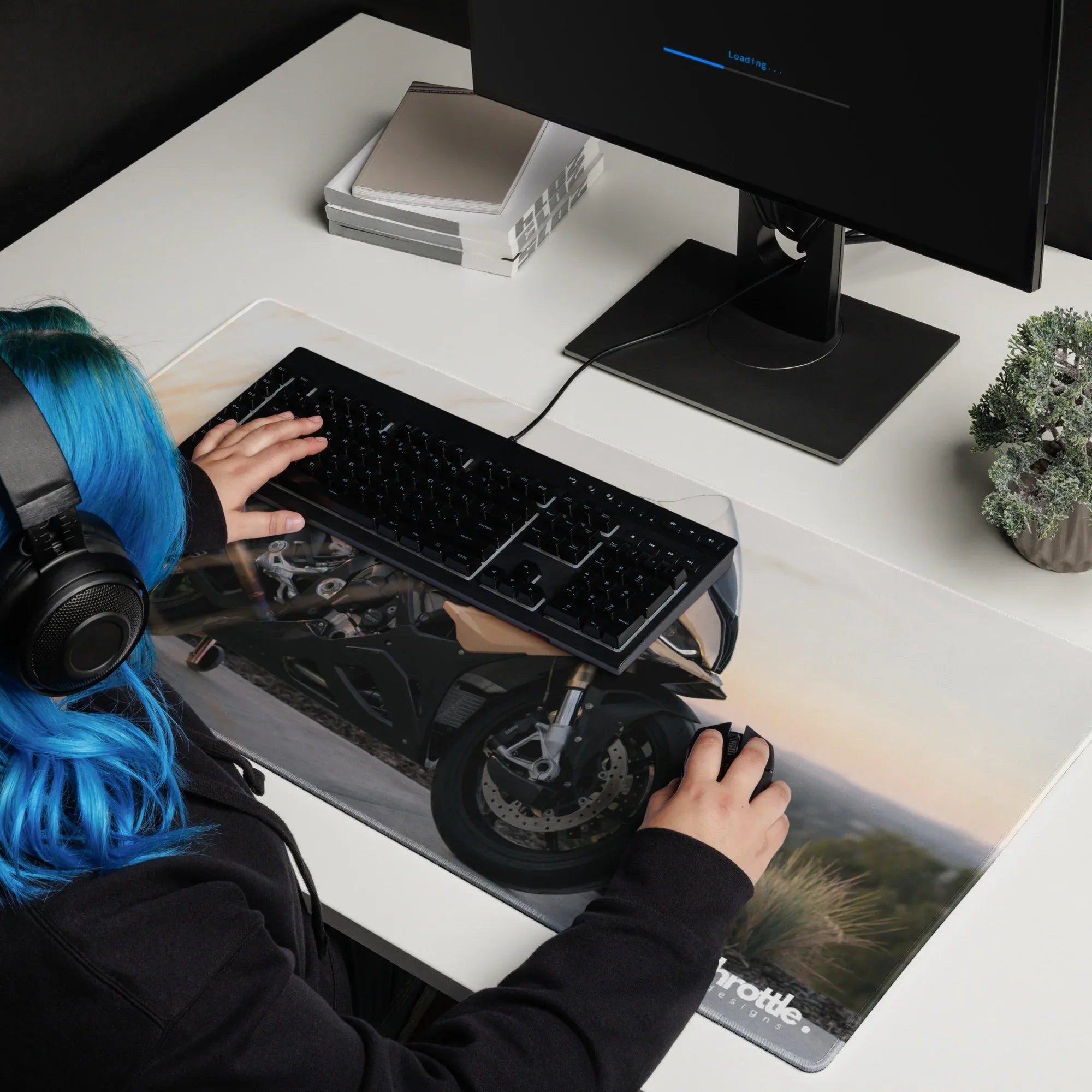 BMW Inspired S1000RR Gaming Mouse Pad #059 - Large and XL / Extended