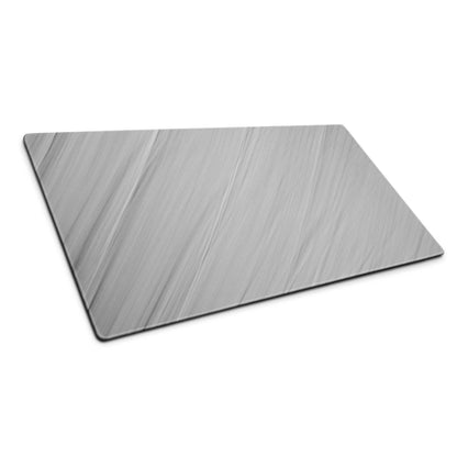 Gray marble-patterned large gaming mouse pad with non-slip base