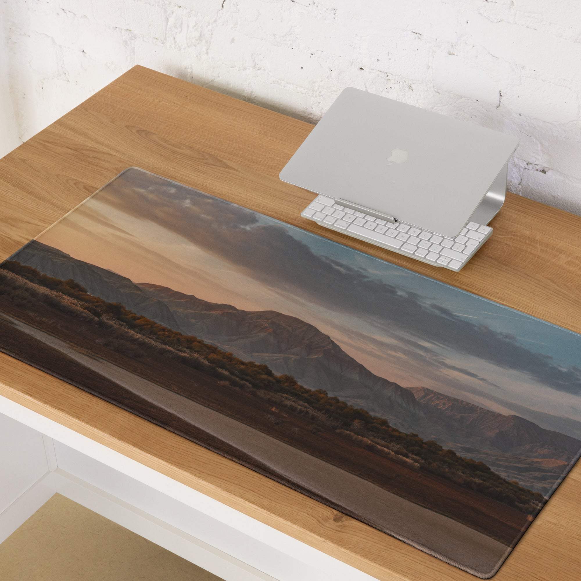 Sunset Mountain Landscape Extra Large Gaming Mouse Pad with Non-Slip Base