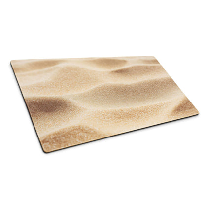 Premium desert sand pattern large gaming mouse pad with non-slip base