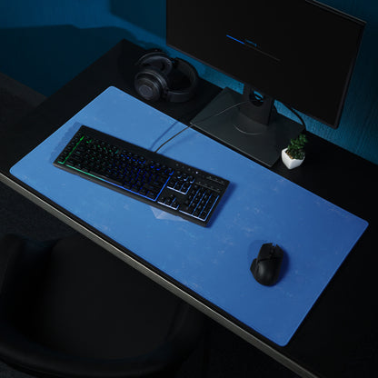 Blue Contemporary Mouse Pad For Home Office And Gaming Desk Modern Abstract Art Polyester Surface