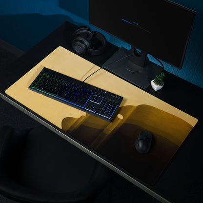 Mouse Pad Yellow Gradient Home Office Contemporary Desk Mood Modern Decor Art Print