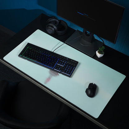 Teal Ocean Gradient Mouse Pad For Modern Home Office Desk Contemporary Minimalist Digital Art