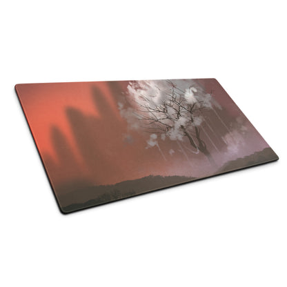 Gamer Mouse Pad Red Orange Sky Large Desk Mat For Gaming Setup Landscape Photography