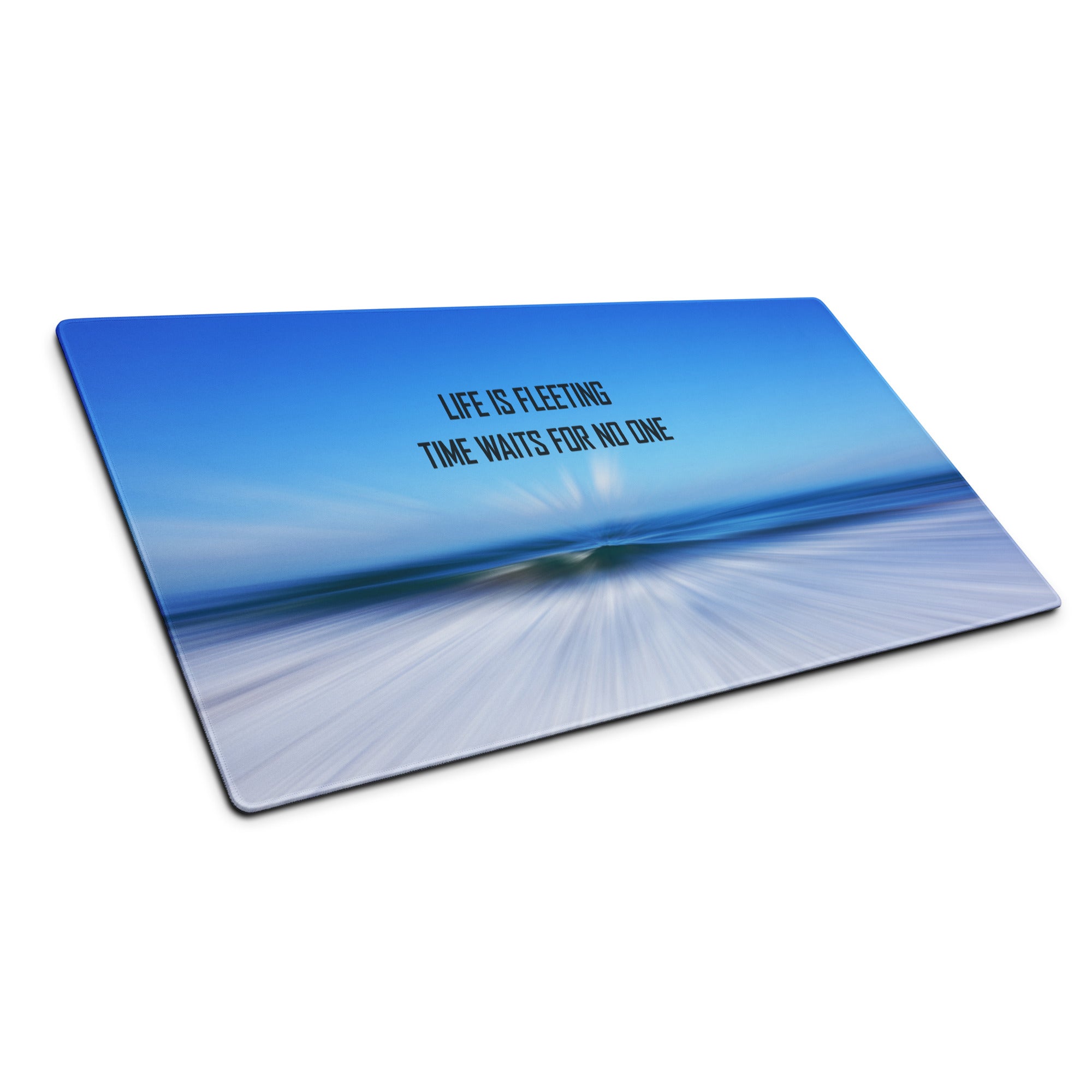 Motivational Mouse Pad Blue Gradient Desk Office Modern Bold Typography Inspiring Contemporary Home Office Digital Print