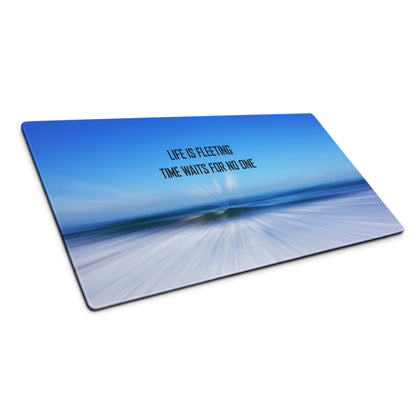 Motivational Mouse Pad Blue Gradient Desk Office Modern Bold Typography Inspiring Contemporary Home Office Digital Print