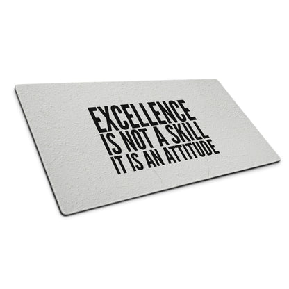 Black On White Motivational Mouse Pad For Desk Office Setup Minimal Typography Art Print On Fabric Non Slip