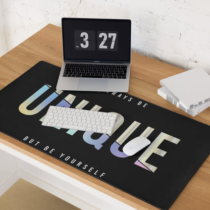 Motivational Mouse Pad Gradient Pastel Colors For Desk Mat And Workspace Modern Minimalist Style