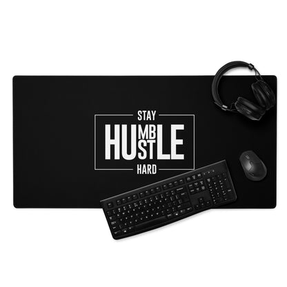 Motivational Black White Mouse Pad For Gaming Desk Bold Typography Style For Inspiring Office Setup