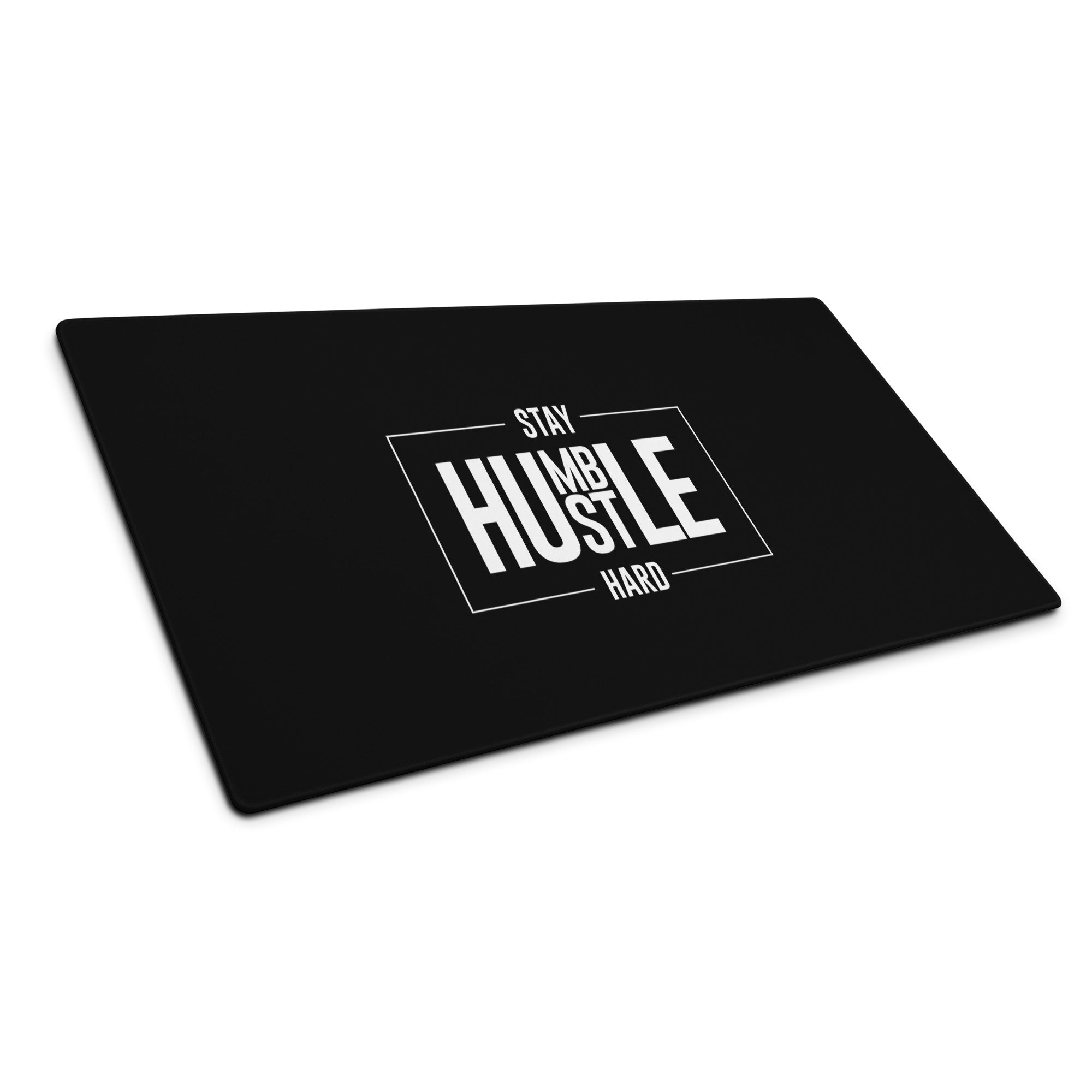 Motivational Black White Mouse Pad For Gaming Desk Bold Typography Style For Inspiring Office Setup