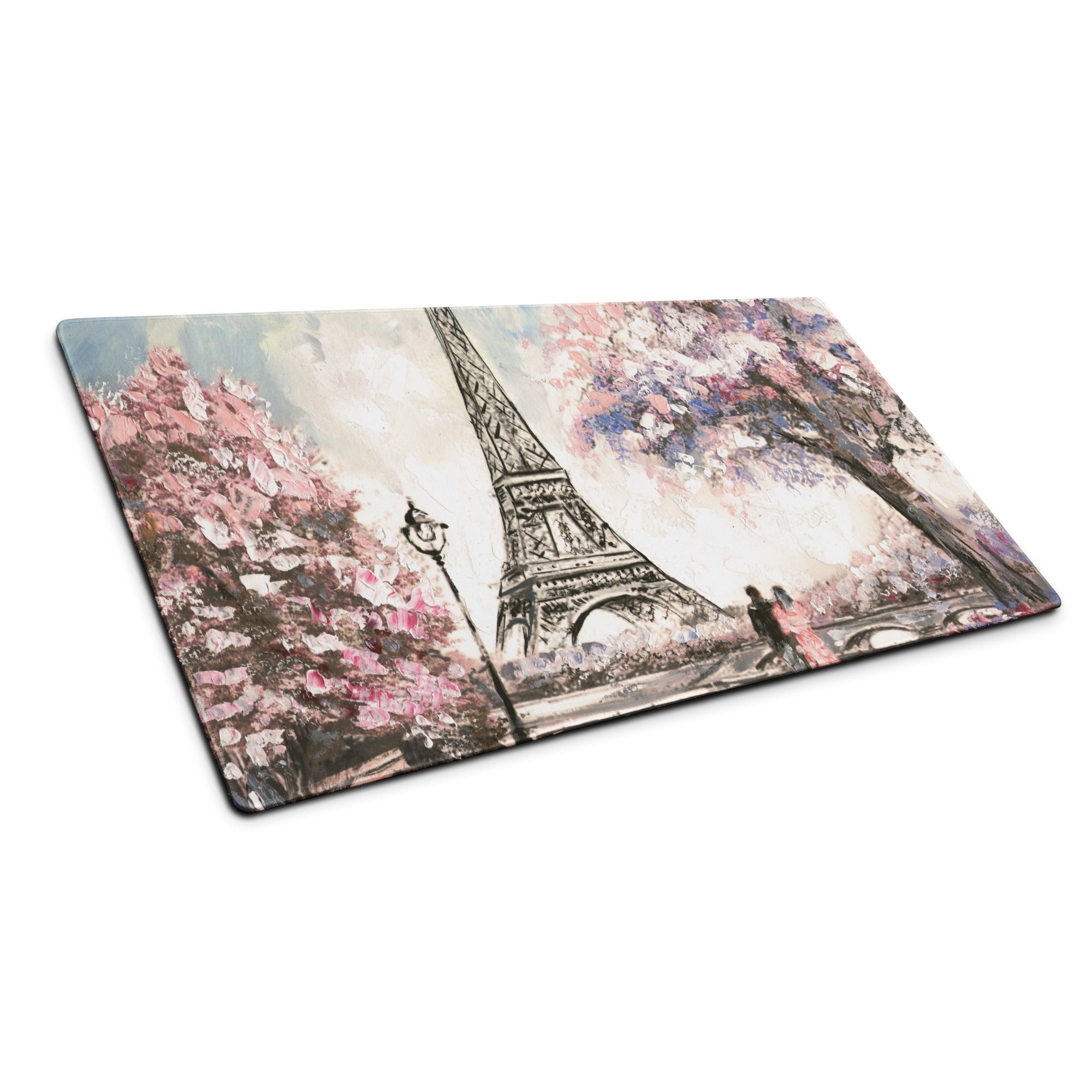 Pastel Paris Eiffel Pad - Eiffel Paris Pastel Pink Blue Desk Romantic Modern Decor Art