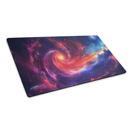 Cosmic Nebula Gaming Mouse Pad - Mouse Pad Purple Pink Blue Desk Nebula - Epic Mood Futuristic Desk Mat Digital Print