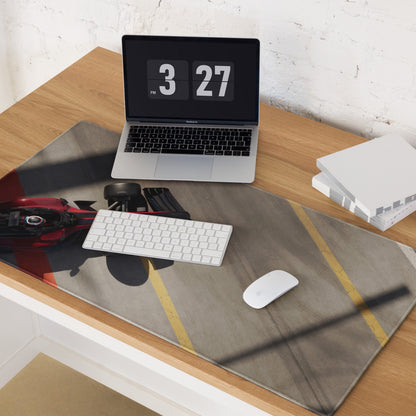 Red Racing Car Mouse Pad - Racing Car Red Mouse Pad Gaming Desk Dynamic Mood Modern Tech Decor Esports Photo