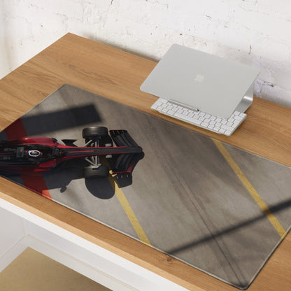 Red Racing Car Mouse Pad - Racing Car Red Mouse Pad Gaming Desk Dynamic Mood Modern Tech Decor Esports Photo