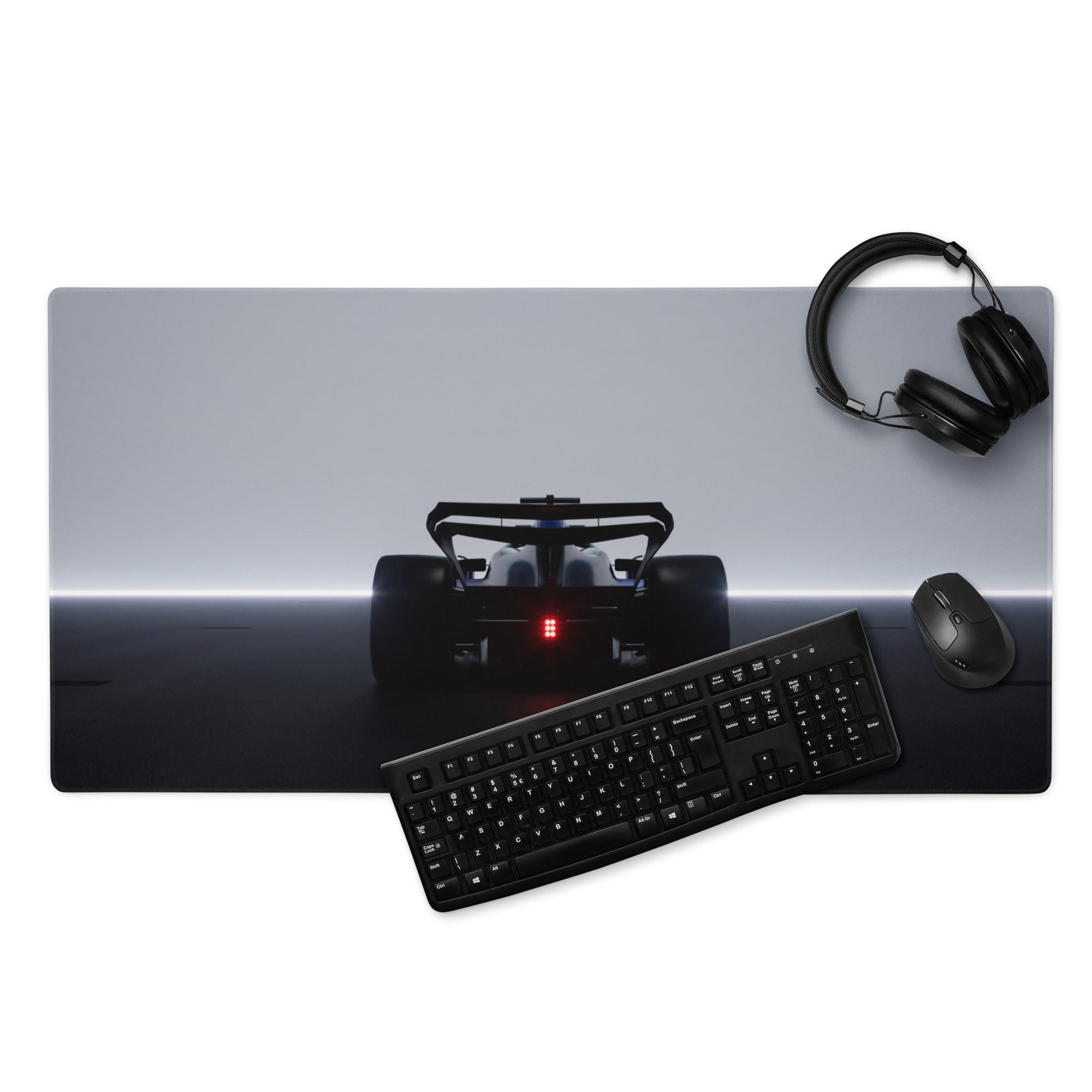 Large Gray Gaming Mouse Pad - Gray Gaming Mouse Pad Gaming With Stitched Edge Non Slip Base Modern Minimalist Esports