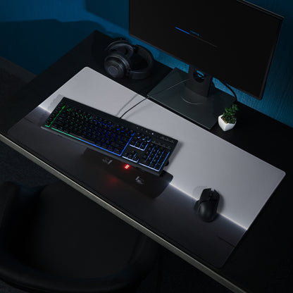 Large Gray Gaming Mouse Pad - Gray Gaming Mouse Pad Gaming With Stitched Edge Non Slip Base Modern Minimalist Esports