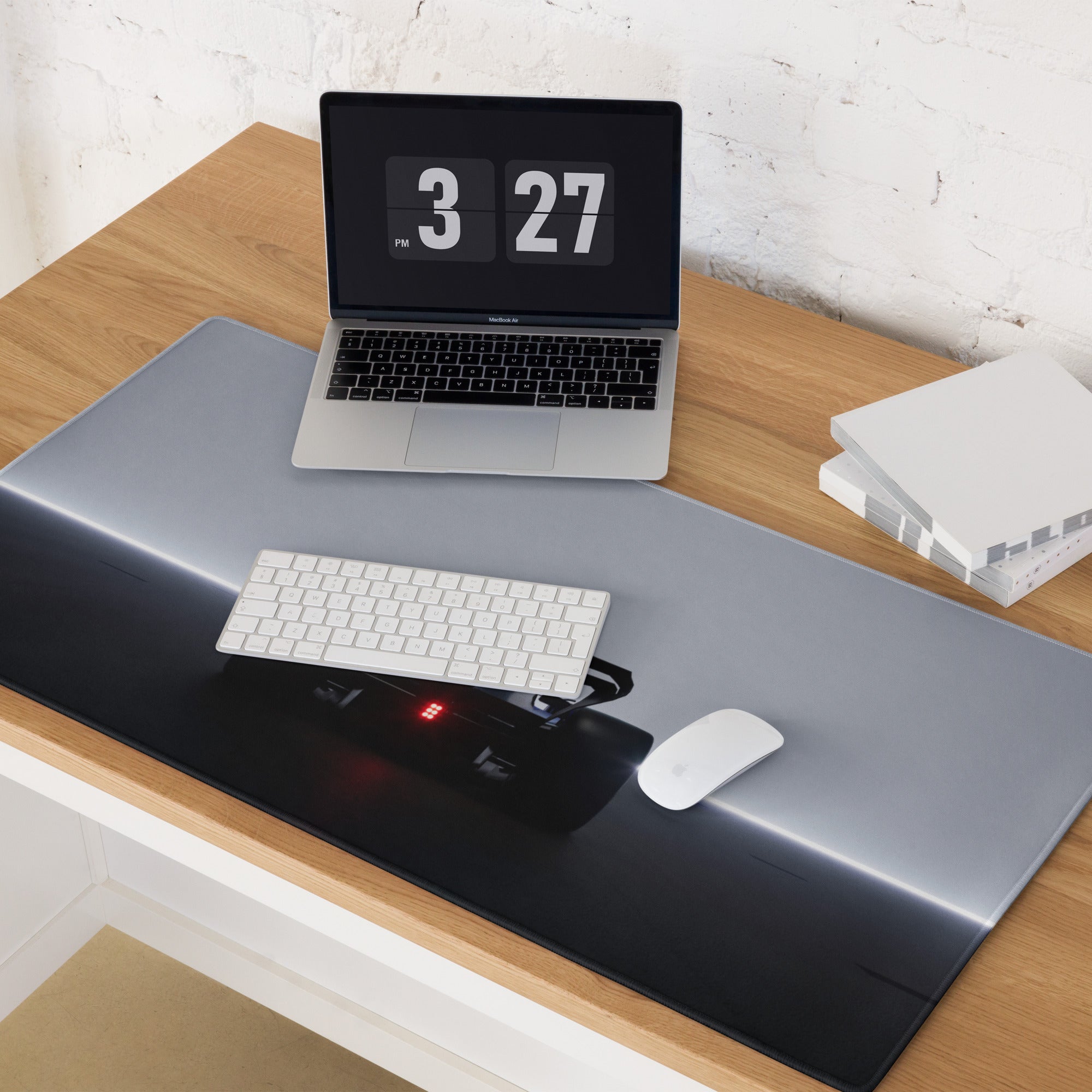 Large Gray Gaming Mouse Pad - Gray Gaming Mouse Pad Gaming With Stitched Edge Non Slip Base Modern Minimalist Esports