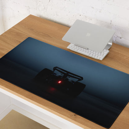 Midnight Racer Blue Mouse Pad - Racing Car Blue Gaming Mouse Pad Modern Dynamic Mood Minimalist Style Digital Print