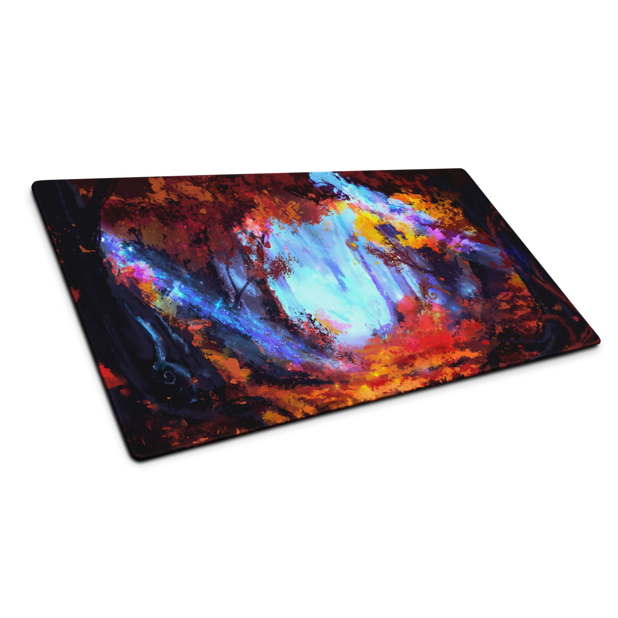 Vibrant Abstract Art Mouse Pad - Mouse Pad Abstract Multicolor For Gaming Desk Vibrant Mood, Contemporary Decor