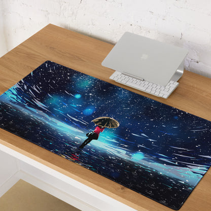 Cosmic Night Sky Gaming Mouse Pad - Mouse Pad Blue Black Desktop Space Epic Atmospheric Space Decor Desk Mat Digital Art
