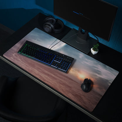 Cosmic Ocean Blue Planet Mouse Pad - Space Blue Desk Mouse Pad For Gaming Epic Cosmic Mood SciFi Decor Large Edge