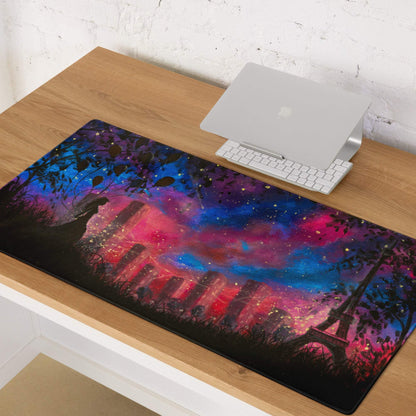 Vivid Galaxy Scene Mouse Pad - Mouse Pad Galaxy For Gaming Desk Modern Mood Modern Decor Tech Gift Digital Art