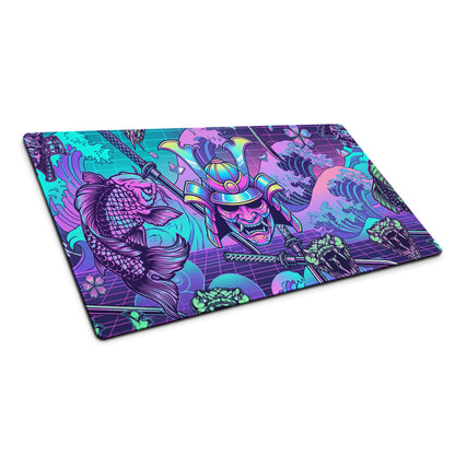 Vaporwave Neon Gaming Mouse Pad - Gaming Mouse Pad Neon Pink Purple Blue Vaporwave Energetic Mood Cyberpunk Esports
