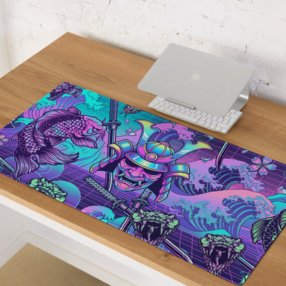 Vaporwave Neon Gaming Mouse Pad - Gaming Mouse Pad Neon Pink Purple Blue Vaporwave Energetic Mood Cyberpunk Esports