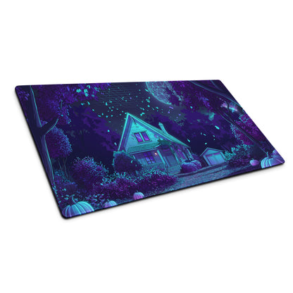 Neon Vaporwave Night Mouse Pad - Mouse Pad Neon Purple Vaporwave Gaming Dreamy Nostalgia Neon Decor PC Gaming