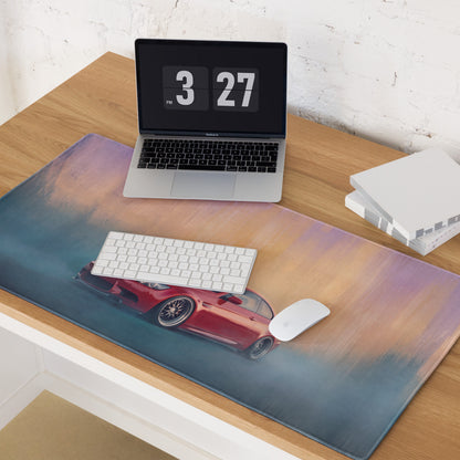 BMW M3 Inspired Melbourne Red E92 Coupe Desk Mat – High-Precision XL Gaming Mousepad