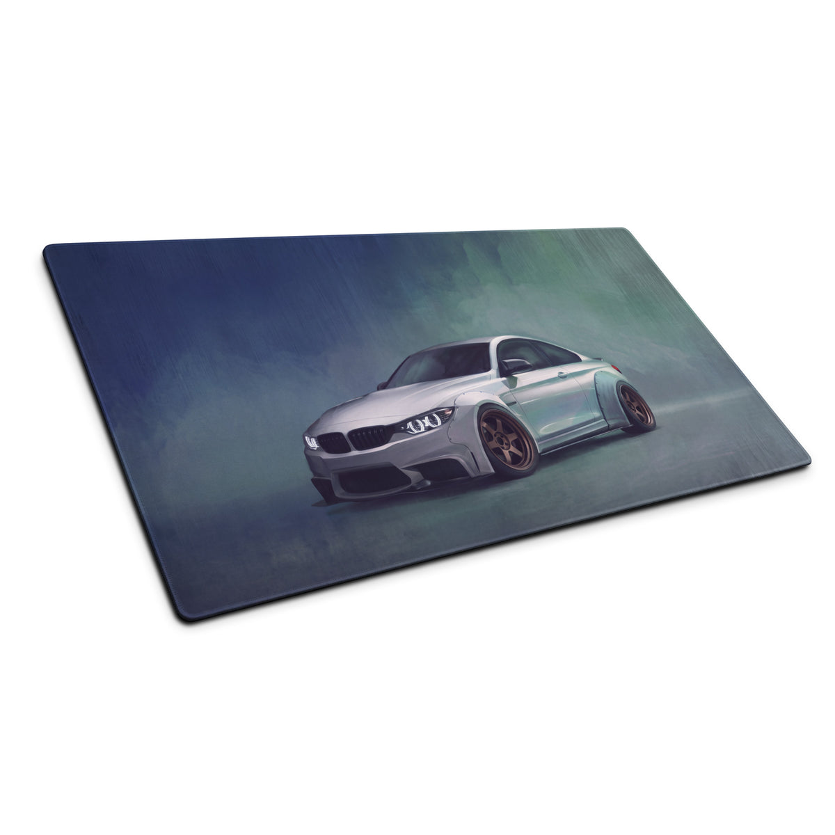 BMW M4 Inspired Alpine White Widebody Desk Mat – High-Precision XL Gaming Mousepad