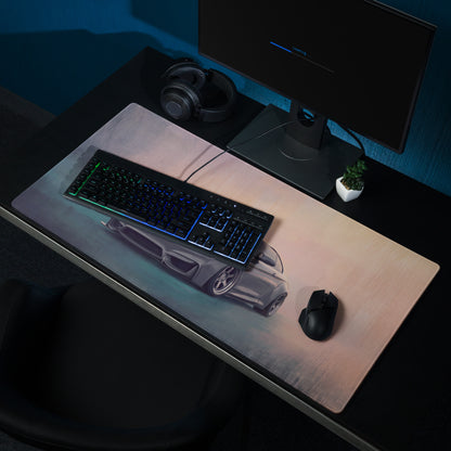 BMW M4 Inspired Mineral Gray Widebody Desk Mat – High-Precision XL Gaming Mousepad