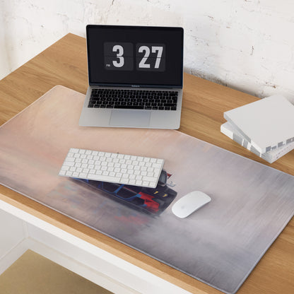 BMW M4 Inspired Motorsport Livery GT3 Frontal Desk Pad – Low-Friction Cloth Setup Mousepad