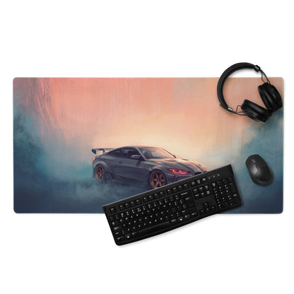 BMW M4 Inspired Dark Gray Widebody G82 GT Wing Desk Pad – Extended Non-Slip PC Mouse Mat