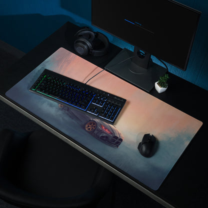 BMW M4 Inspired Dark Gray Widebody G82 GT Wing Desk Pad – Extended Non-Slip PC Mouse Mat