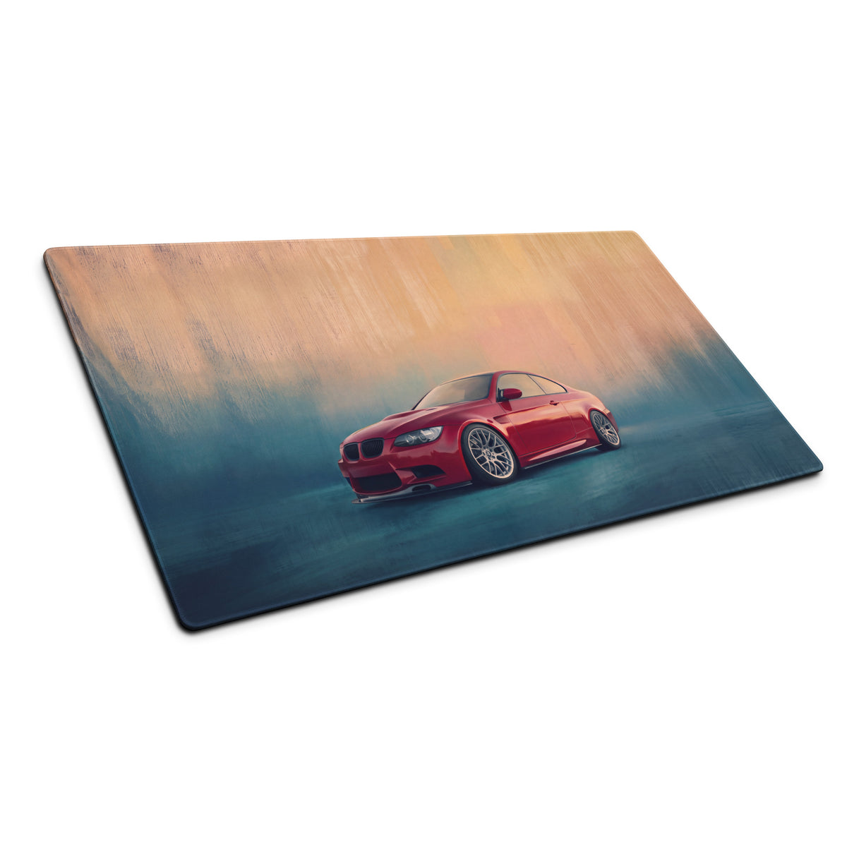 BMW M3 Inspired Melbourne Red E92 Front Desk Mat – High-Precision XL Gaming Mousepad