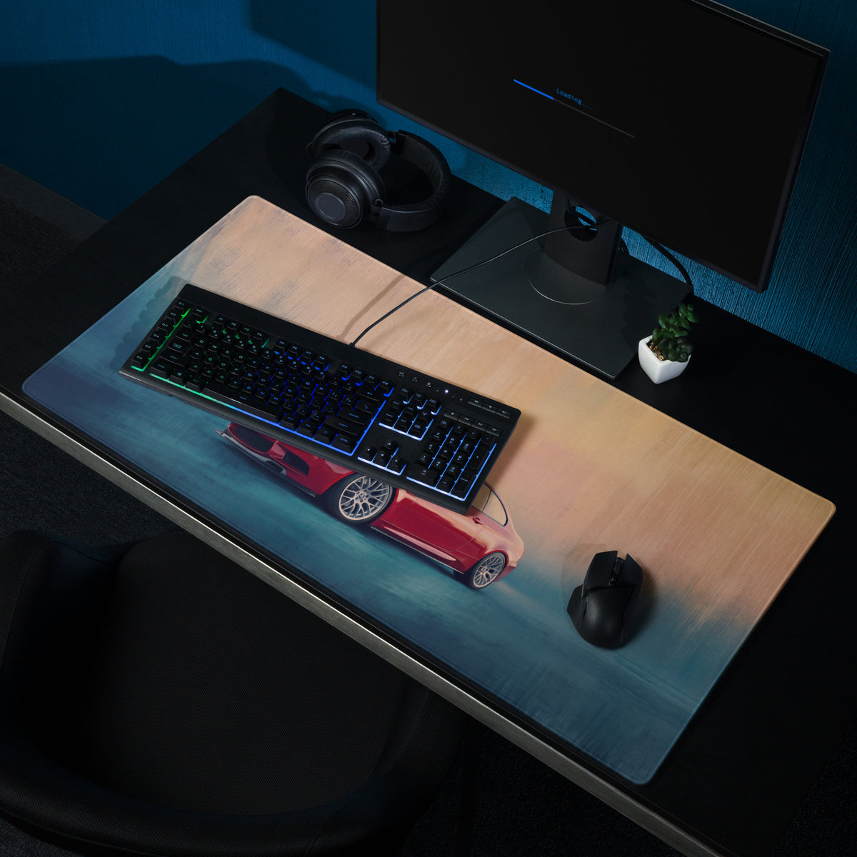 BMW M3 Inspired Melbourne Red E92 Front Desk Mat – High-Precision XL Gaming Mousepad