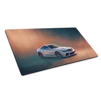 Mercedes-Benz SL65 AMG Inspired Diamond White Black Series Desk Pad – Extended Non-Slip PC Mouse Mat