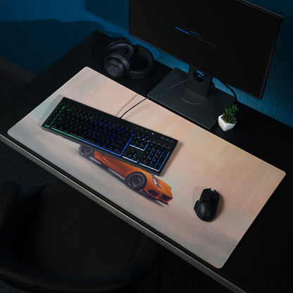 Lotus Elise Inspired Sunset Orange Roadster Desk Mat – High-Precision XL Gaming Mousepad