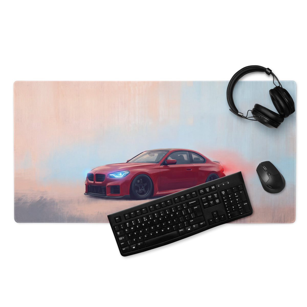 BMW M2 Inspired Toronto Red G87 Desk Mat – High-Precision XL Gaming Mousepad