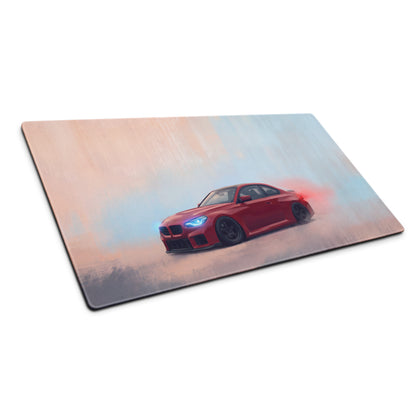 BMW M2 Inspired Toronto Red G87 Desk Mat – High-Precision XL Gaming Mousepad