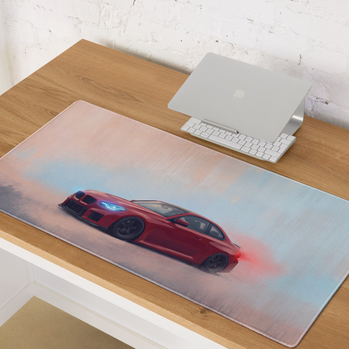 BMW M2 Inspired Toronto Red G87 Desk Mat – High-Precision XL Gaming Mousepad