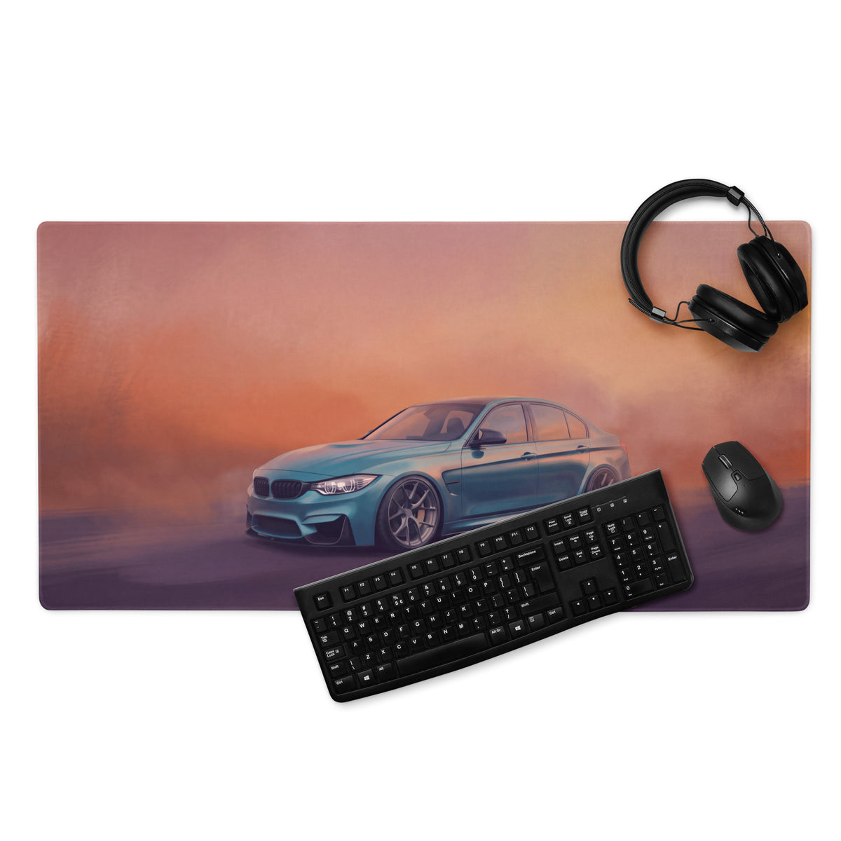 BMW M3 Inspired Yas Marina Blue F80 Desk Mat – High-Precision XL Gaming Mousepad