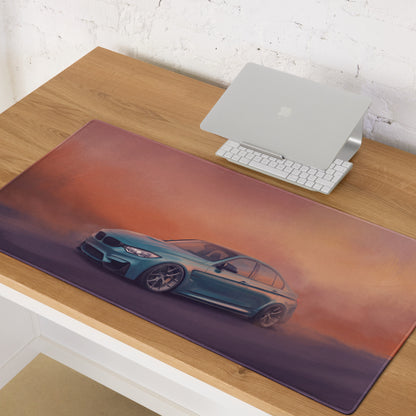 BMW M3 Inspired Yas Marina Blue F80 Desk Mat – High-Precision XL Gaming Mousepad