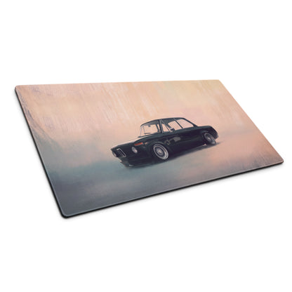 BMW 2002 Inspired Black Stance Desk Mat – High-Precision XL Gaming Mousepad