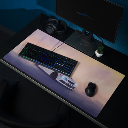 Mitsubishi Lancer Evolution Inspired Pure White Evo IX Desk Mat – High-Precision XL Gaming Mousepad