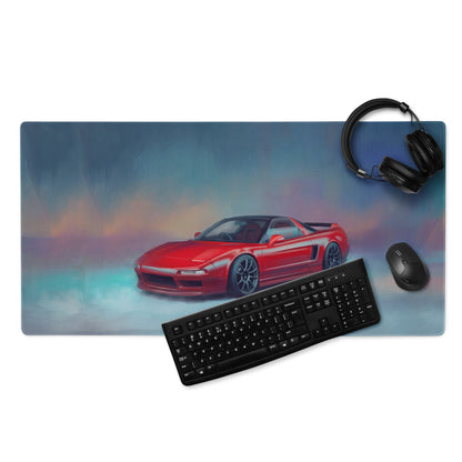 Honda NSX Inspired Formula Red Classic Desk Mat – Non-Slip Surface Desk Pad