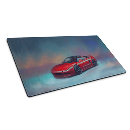 Honda NSX Inspired Formula Red Classic Desk Mat – Non-Slip Surface Desk Pad