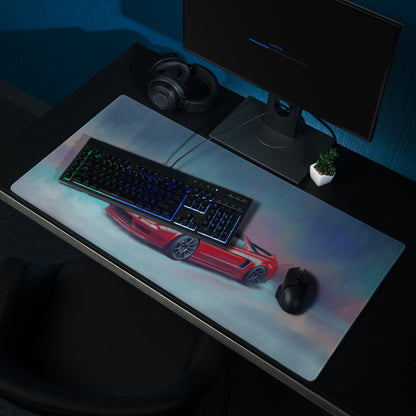 Honda NSX Inspired Formula Red Classic Desk Mat – Non-Slip Surface Desk Pad