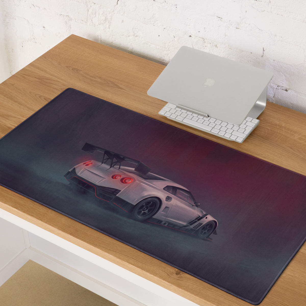 Nissan GT-R Inspired Nismo GT3 Track Wing Desk Pad – Extended Non-Slip PC Mouse Mat
